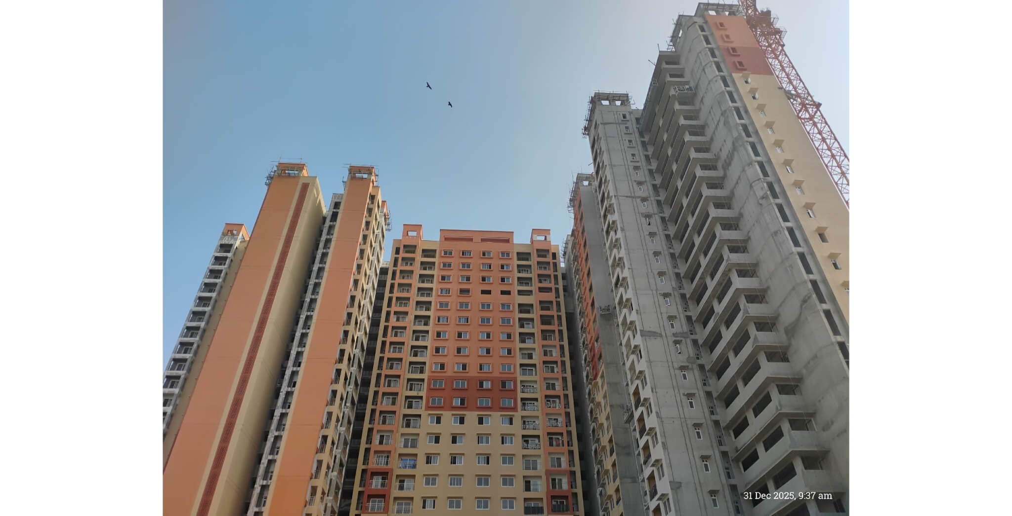 Brigade Valencia Cielo: UPVC Windows fixing in progress - Dec 2025