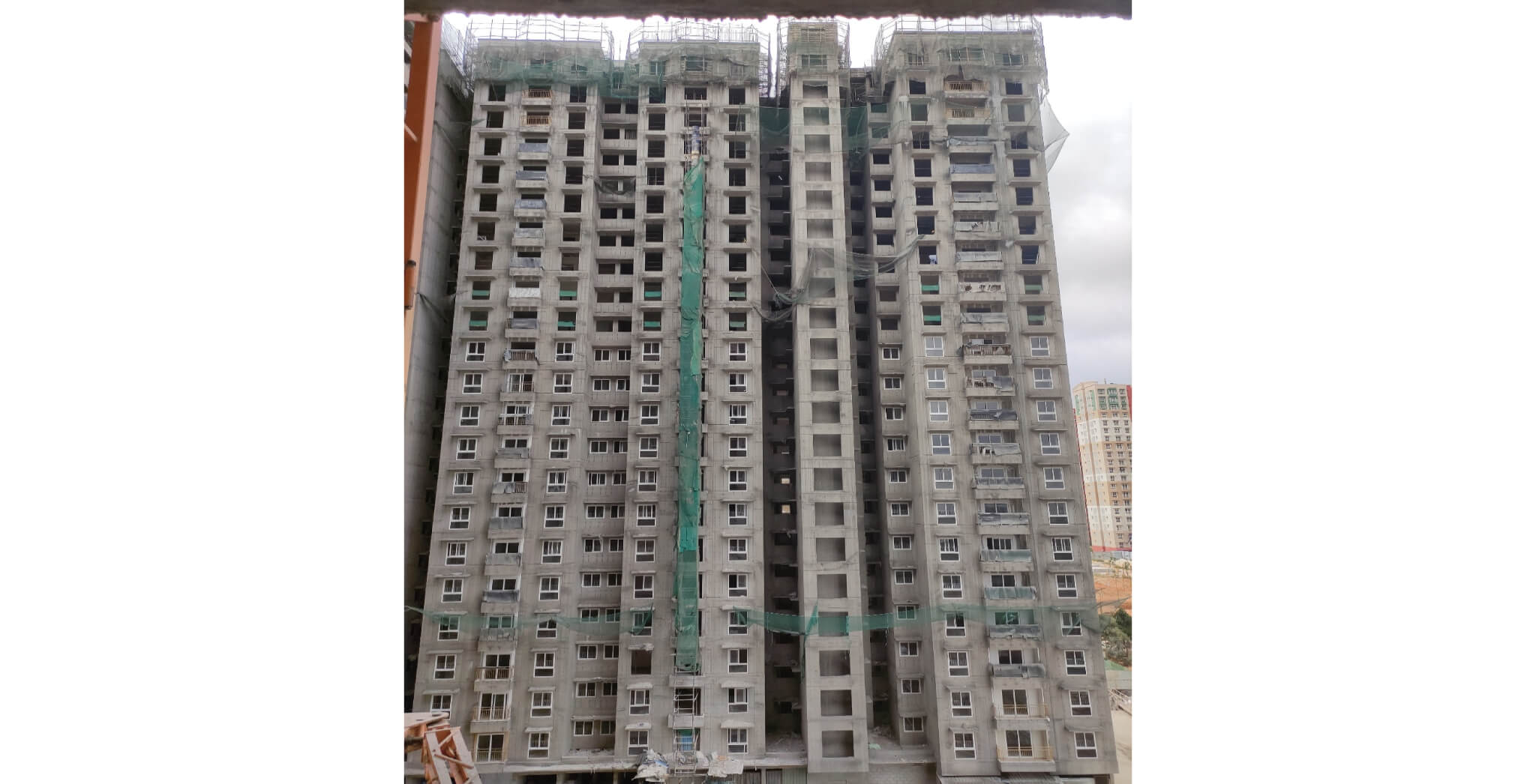  Wing A - Terrace Floor slab completed - Status Images 1