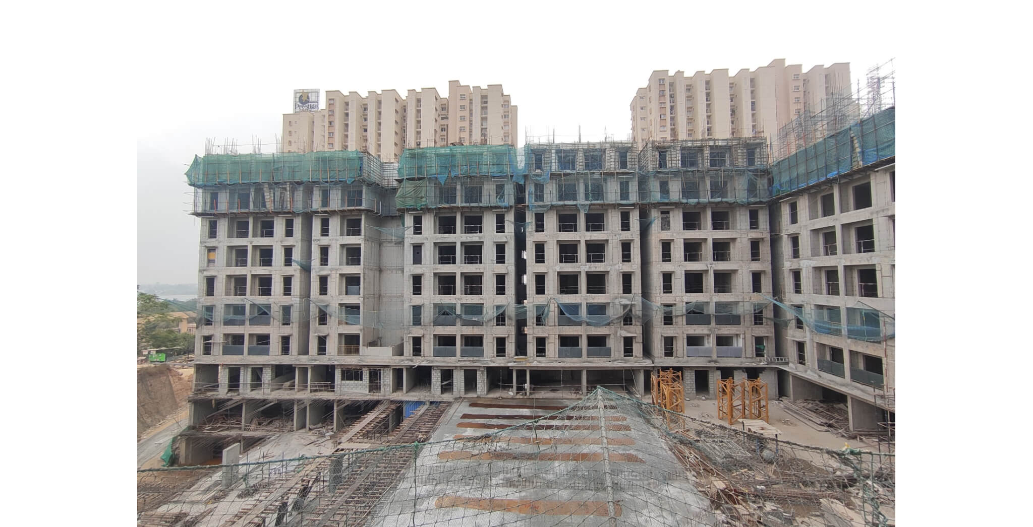  Wing C - 8th and 9th floor slab shuttering WIP, Non tower Area Upper basement and Ground floor slab shuttering WIP - Status Images 9