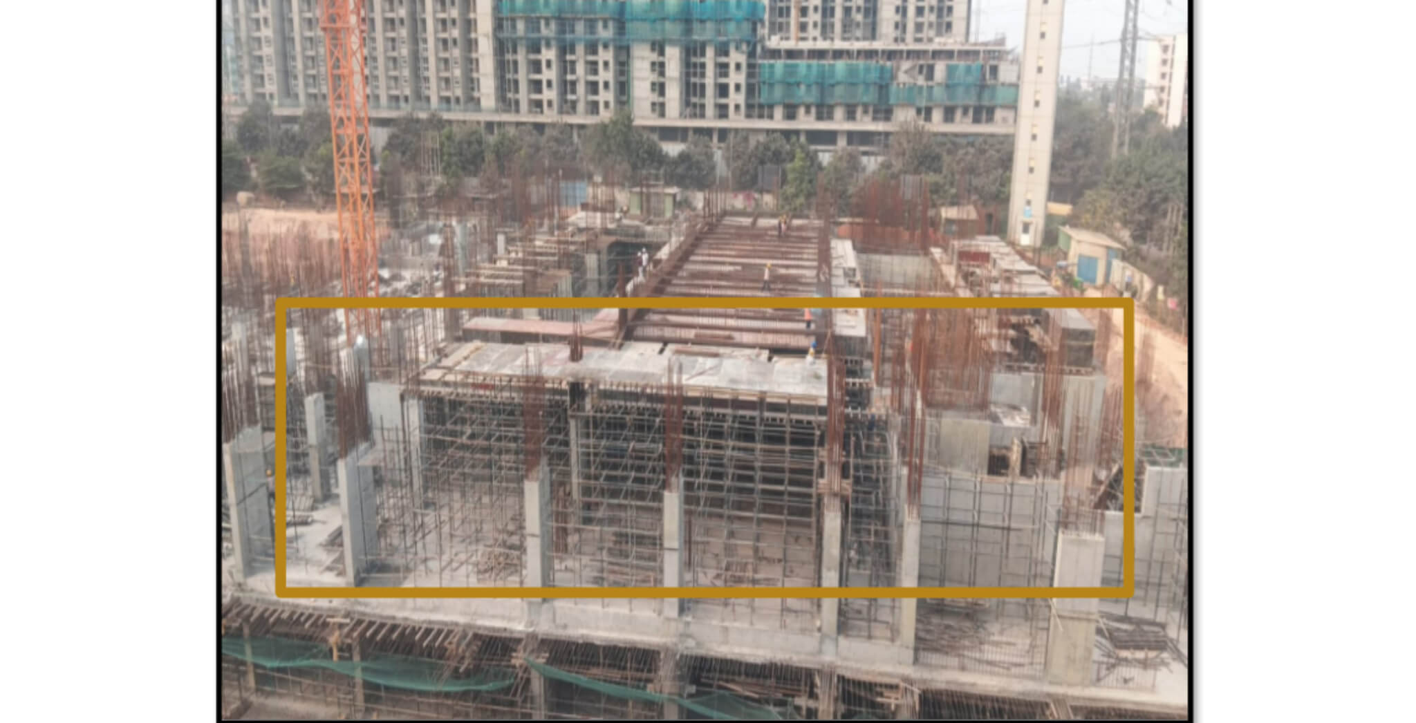  WING C - first floor slab shuttering in progress - Status Images 3