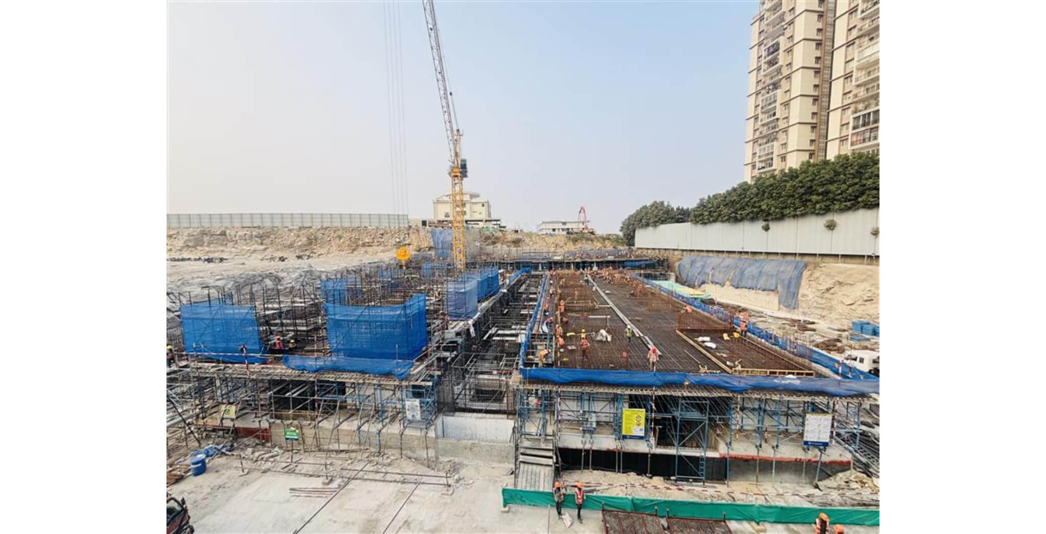 Residential Tower A - Foundation works completed | Basement 5 - Work in progress - Dec 2025