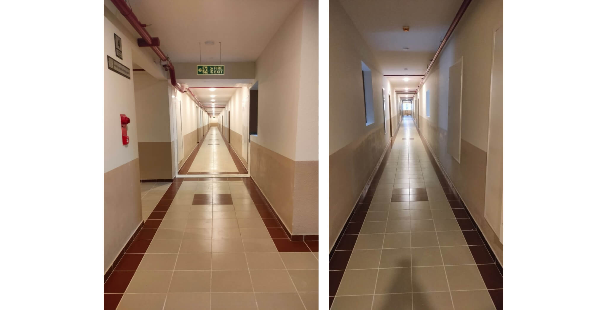  Corridor Area finishing works completed - Status Images 7