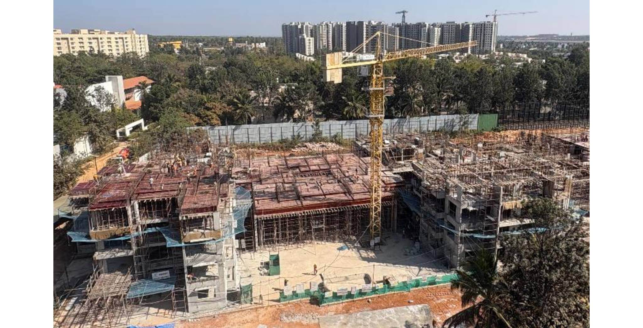 Jan 2026 - Brigade Orchards Ebony Tower A and B: 2nd Floor and 3rd Floor Slab work in progress