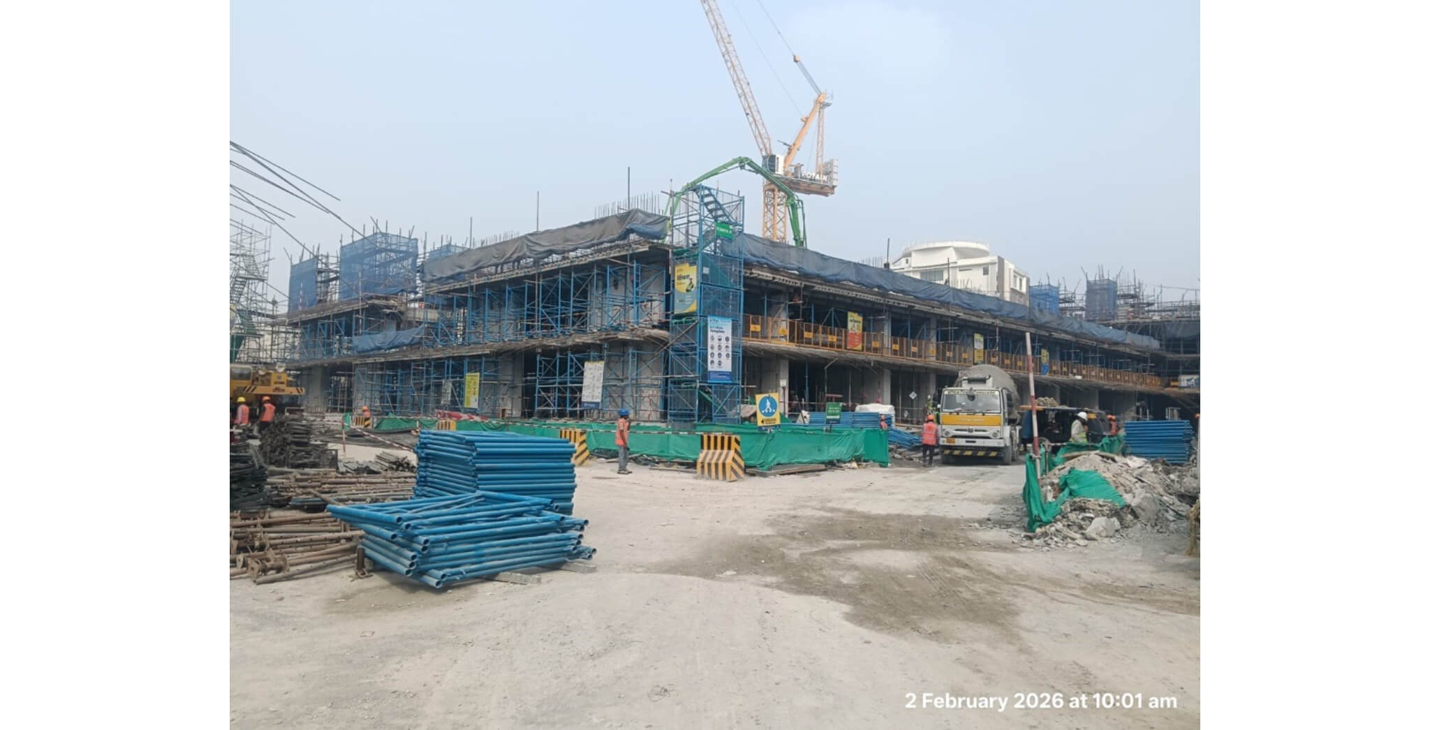 Tower A - Milestone Release -On completion of basement 4 Floor Slab - Status as on 02nd - Feb 2026