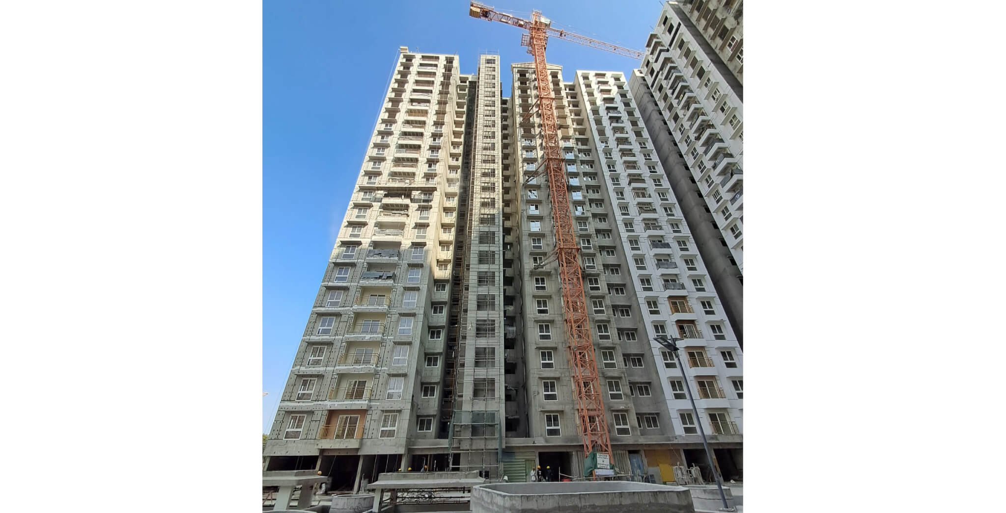  Wing A - Terrace Floor slab completed - Status Images 16