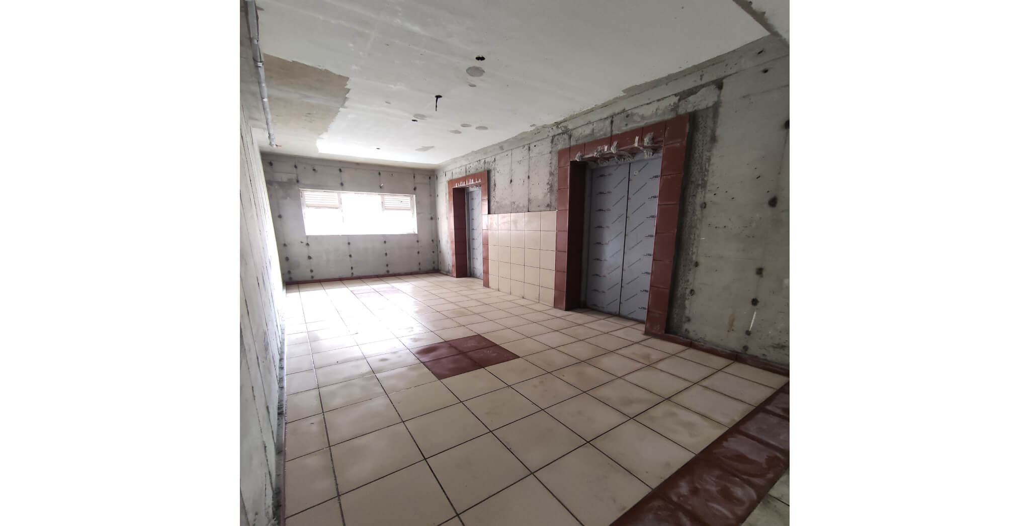  Corridor Area Tiling work in progress - Status Images 24