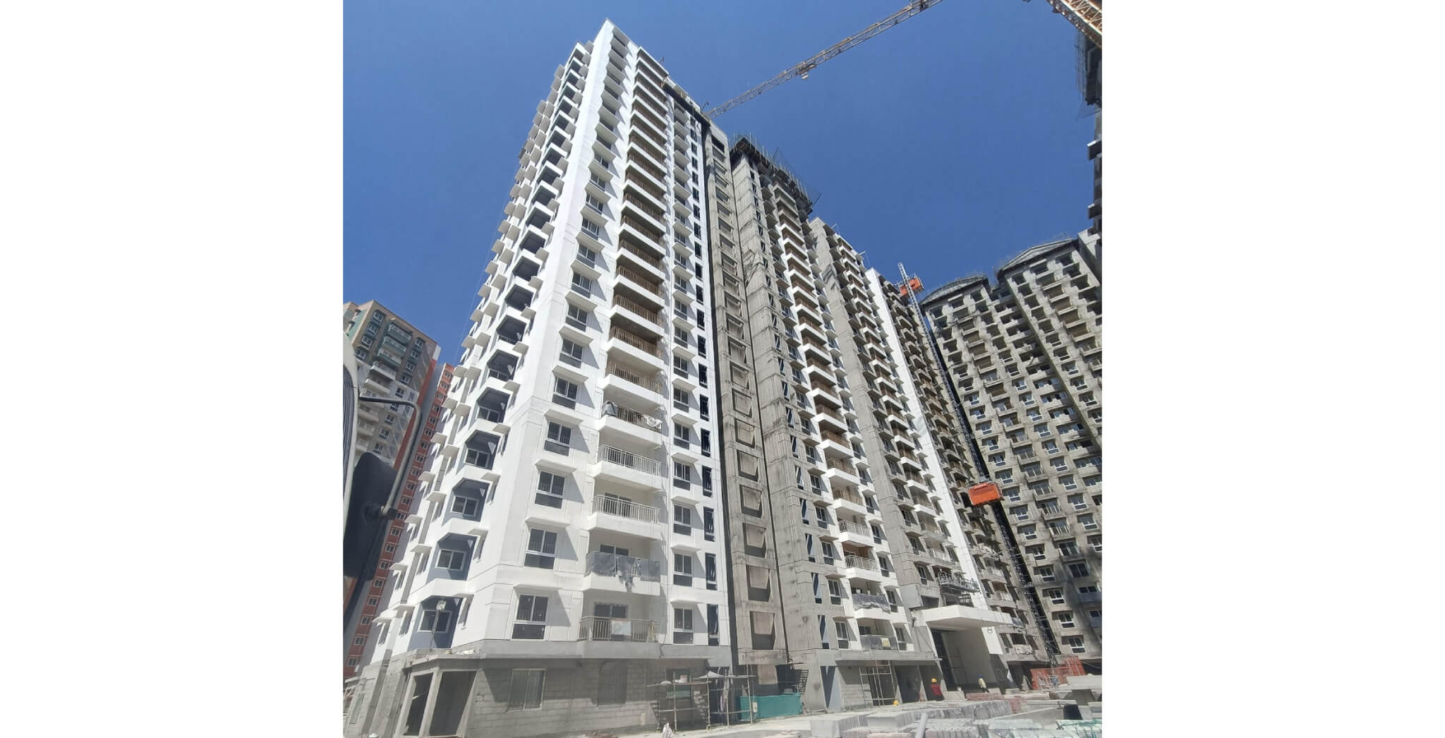  Wing A Above terrace works – Waterproofing work in progress - Status Images 15