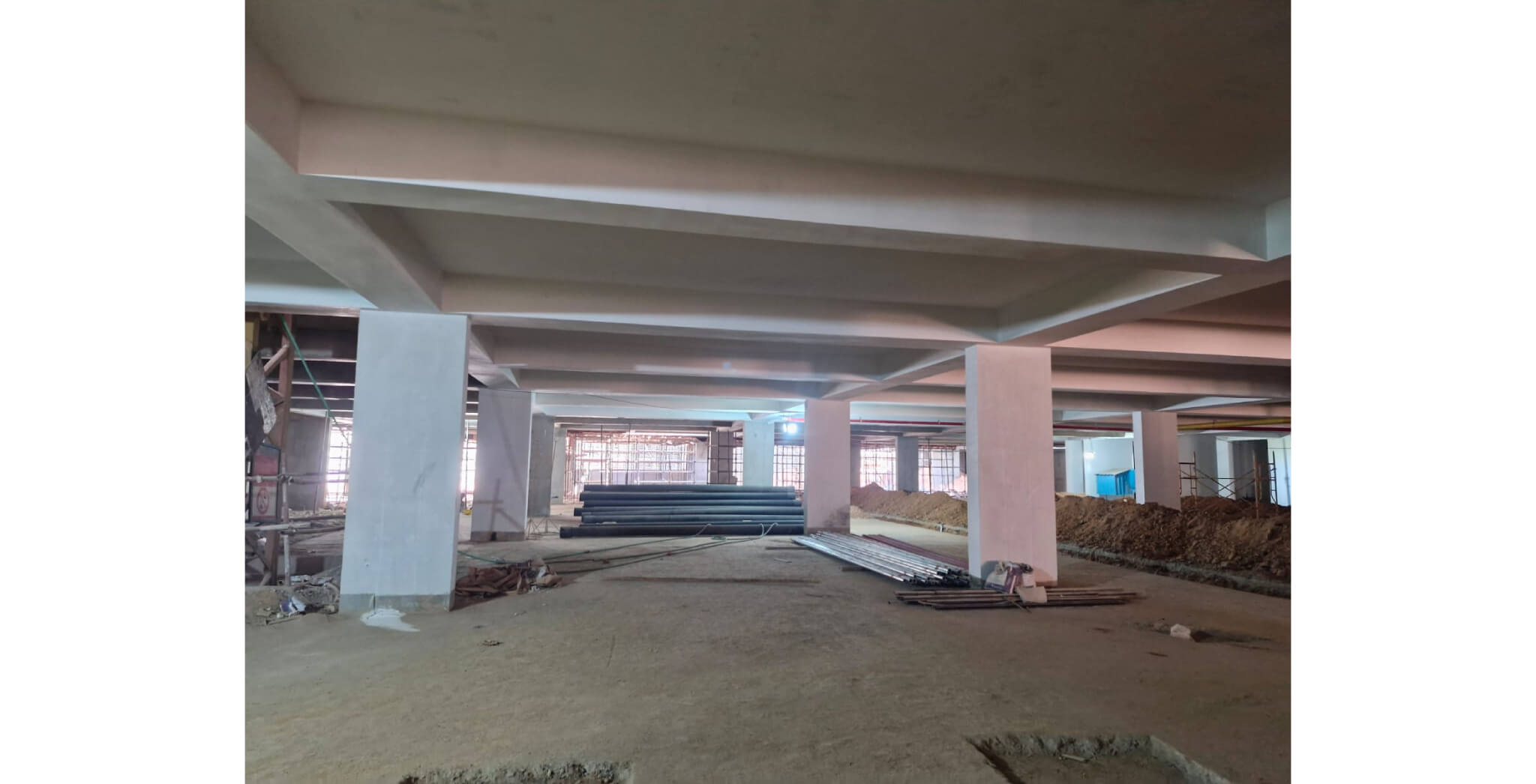  Lower basement painting work in progress - Status Images 16