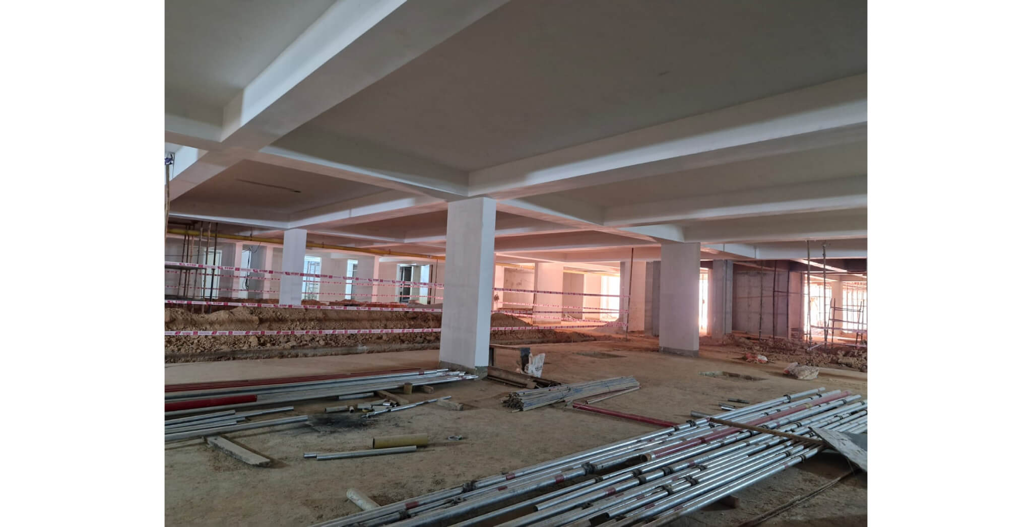  Lower basement painting work in progress - Status Images 6