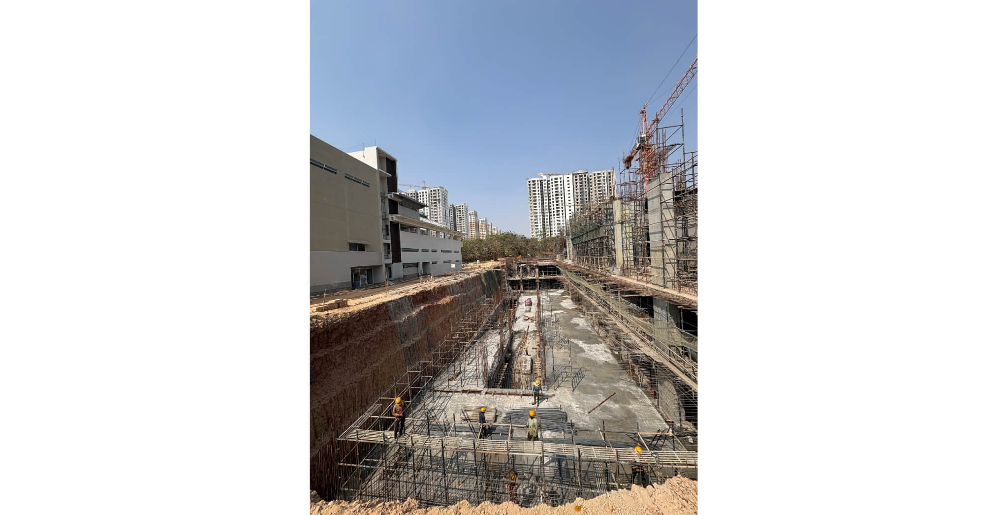  B block South ramp B3 - B2 ramp completed. - Status Images 3