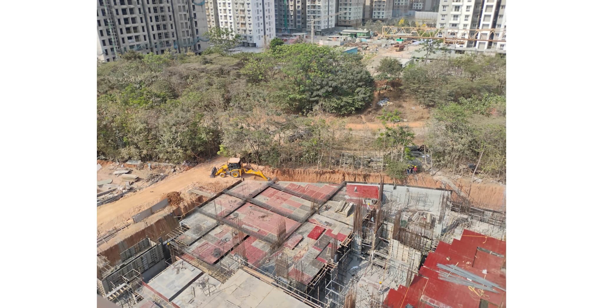  Hospital- 
3)Pour3 - Ground floor slab shuttering wip.
4)Pour4 - Ground floor slab shuttering wip. - Status Images 4