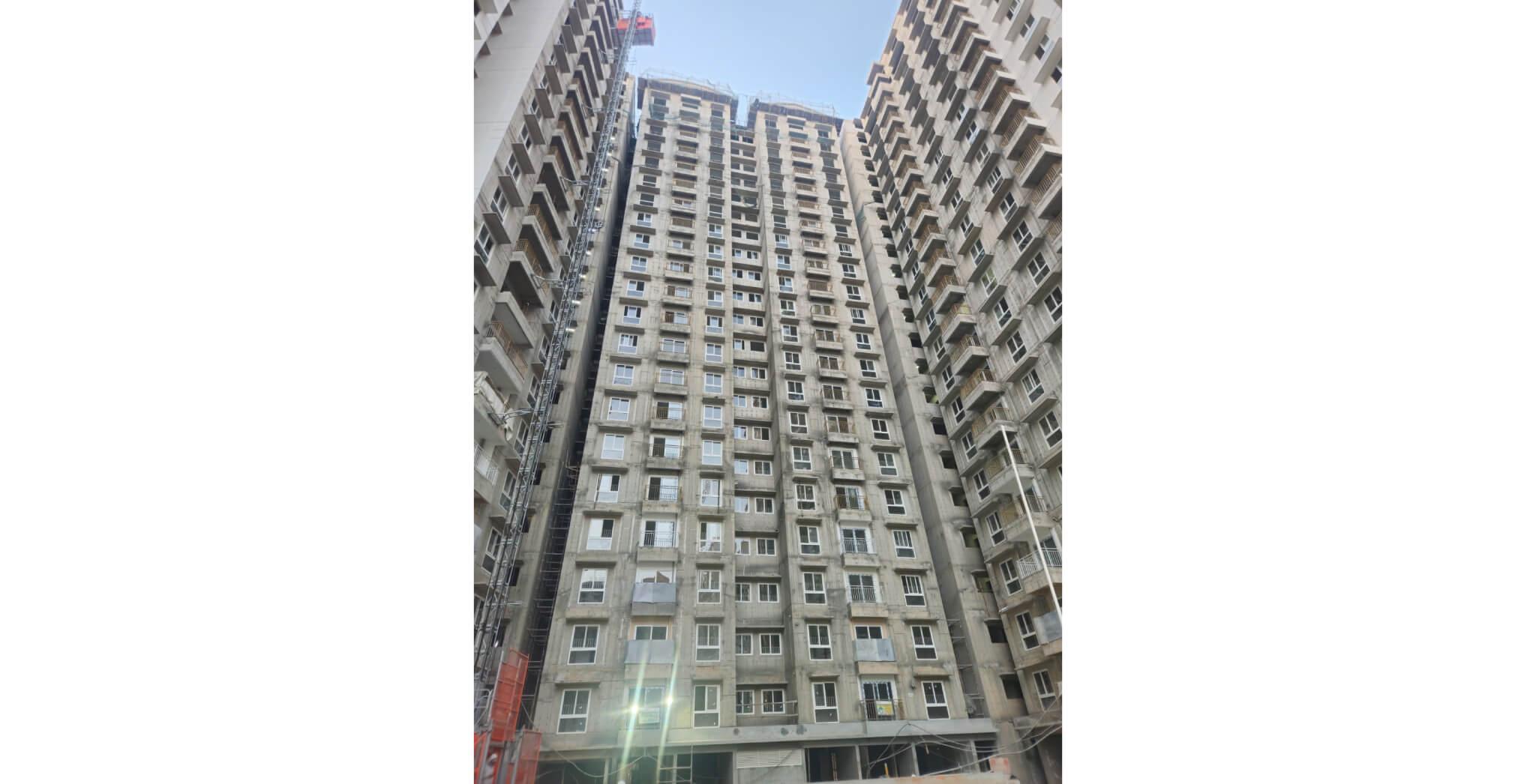  Wing B - Above terrace waterproofing work in progress - Status Images 1