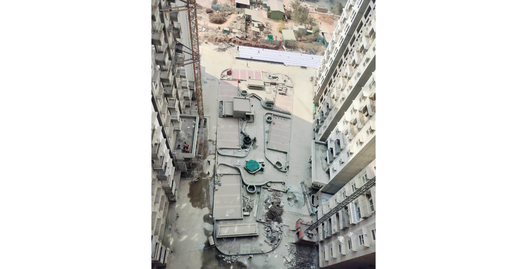  Podium waterproofing work in progress - Status Images 9