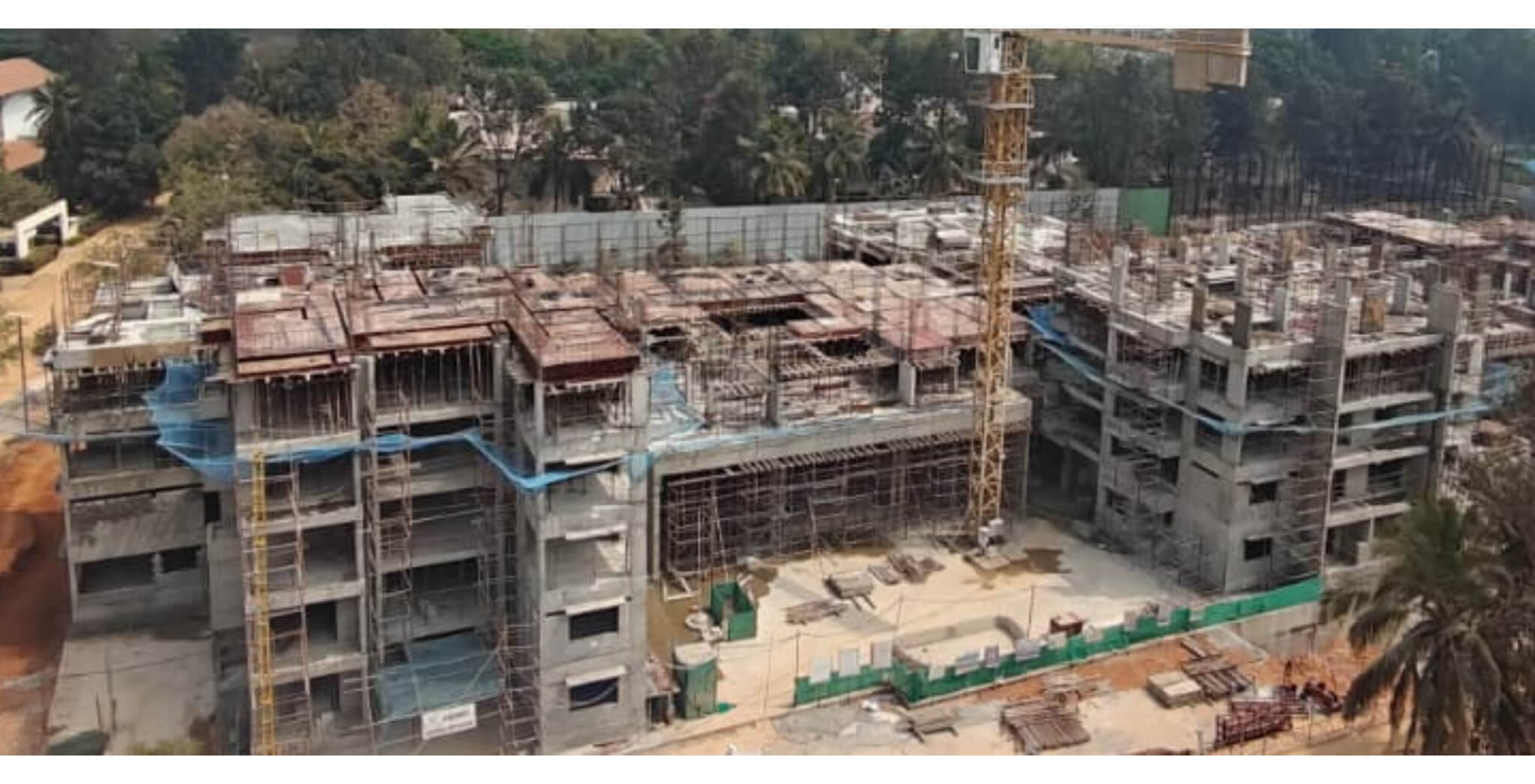 Feb 2026 - Brigade Orchards Ebony: Tower A and B - 5th and 4th Floor Slab work in progress