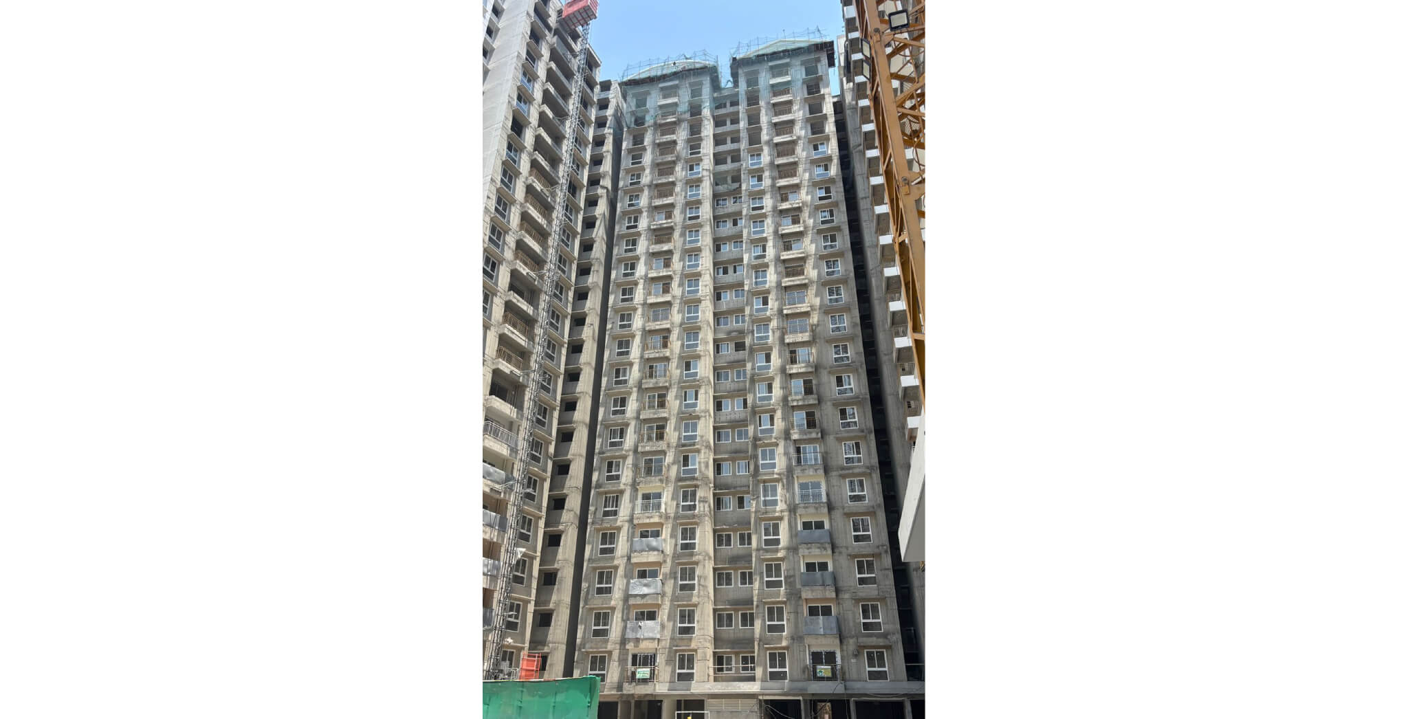  Wing B - Above terrace waterproofing work in progress - Status Images 1
