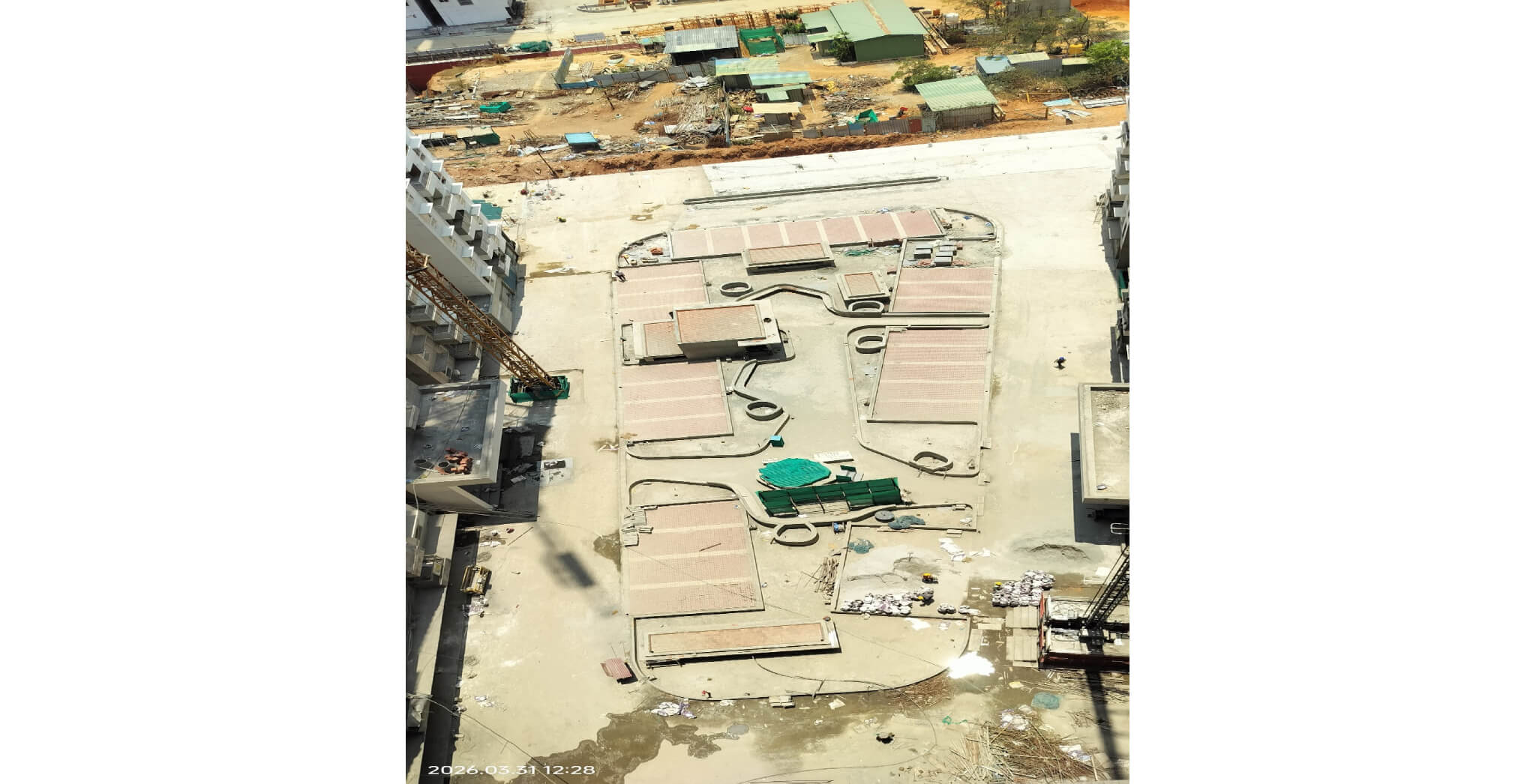  Podium waterproofing work in progress - Status Images 9