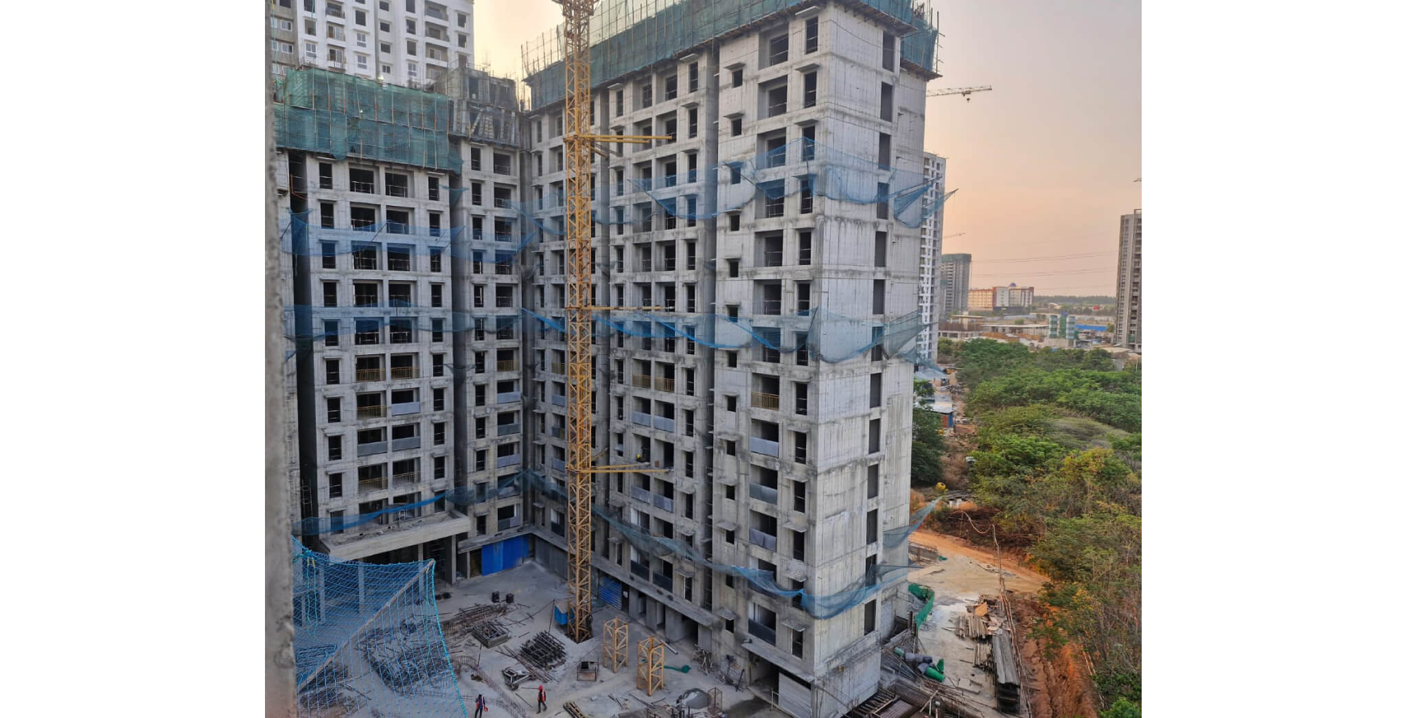  Wing A –  15th floor slab shuttering in progress - Status Images 1