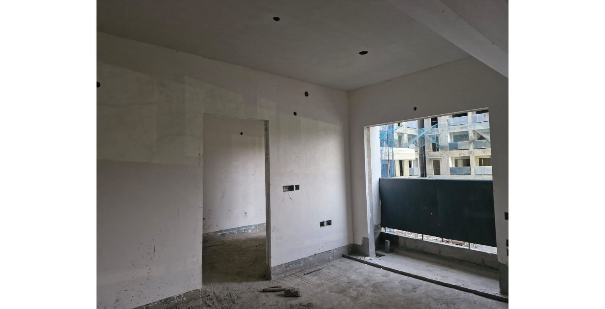  Apartment Inside plastering work in progress - Status Images 5