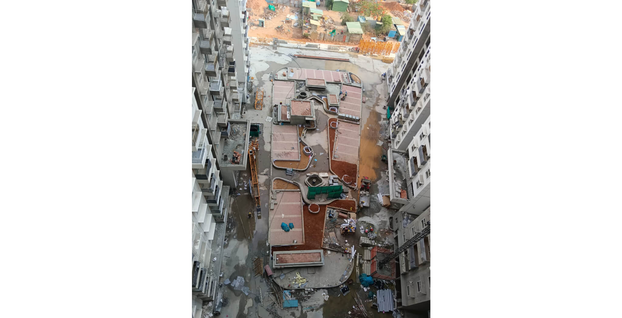  Podium waterproofing work in progress - Status Images 24