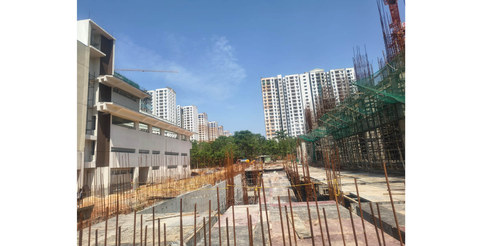  B block entry & exit ramp | B1-GF slab shuttering work in progress - Status Images 2