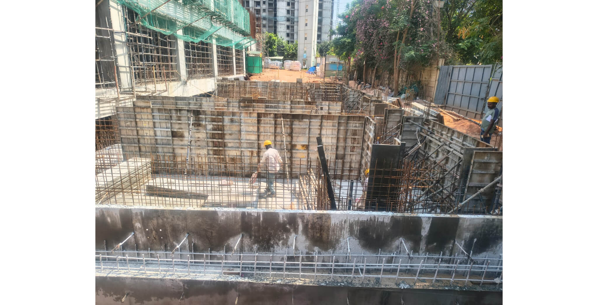  East ventilation shaft | B1-GF wall shuttering work in progress - Status Images 3
