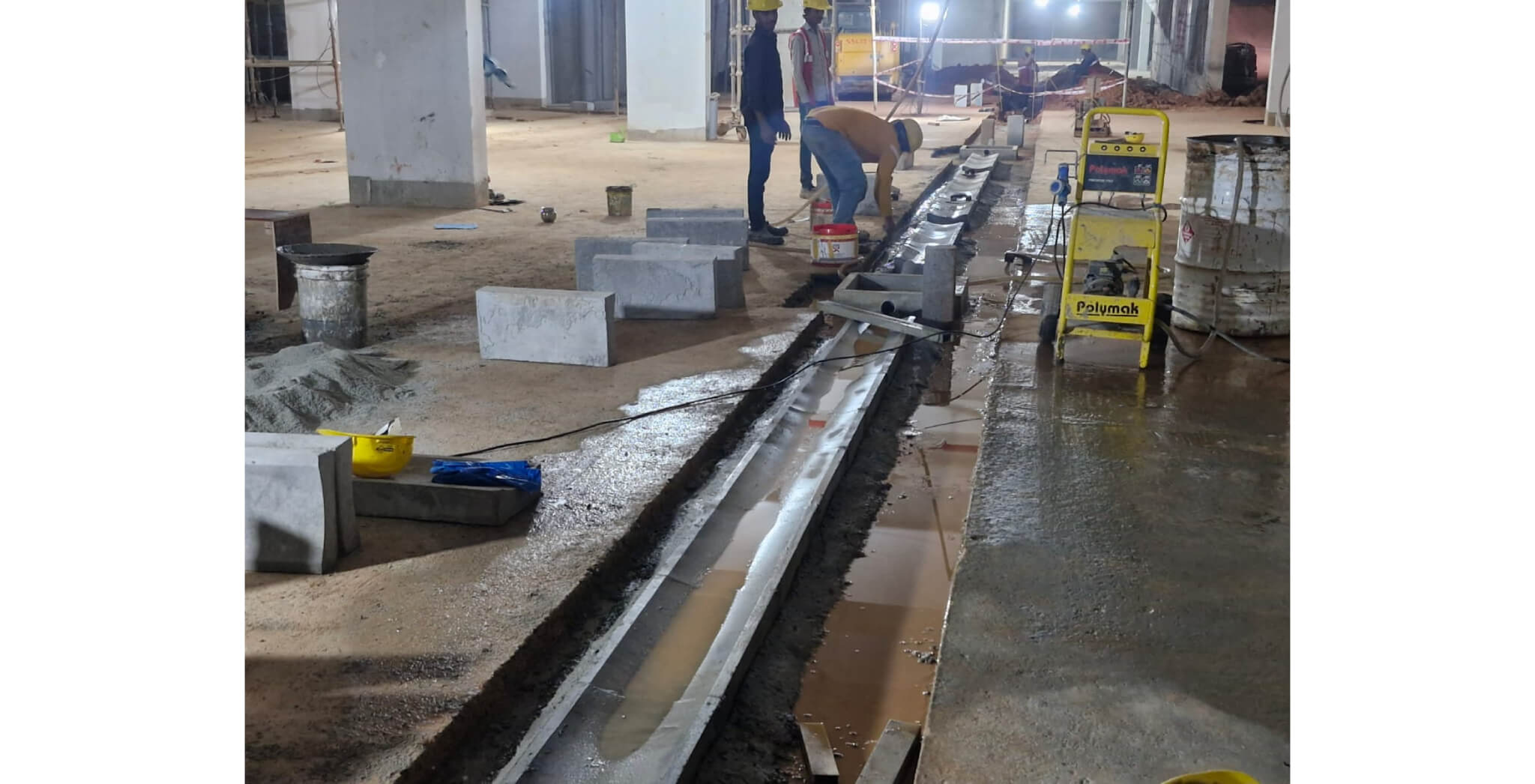  Lower basement infrastructure work in progress - Status Images 13