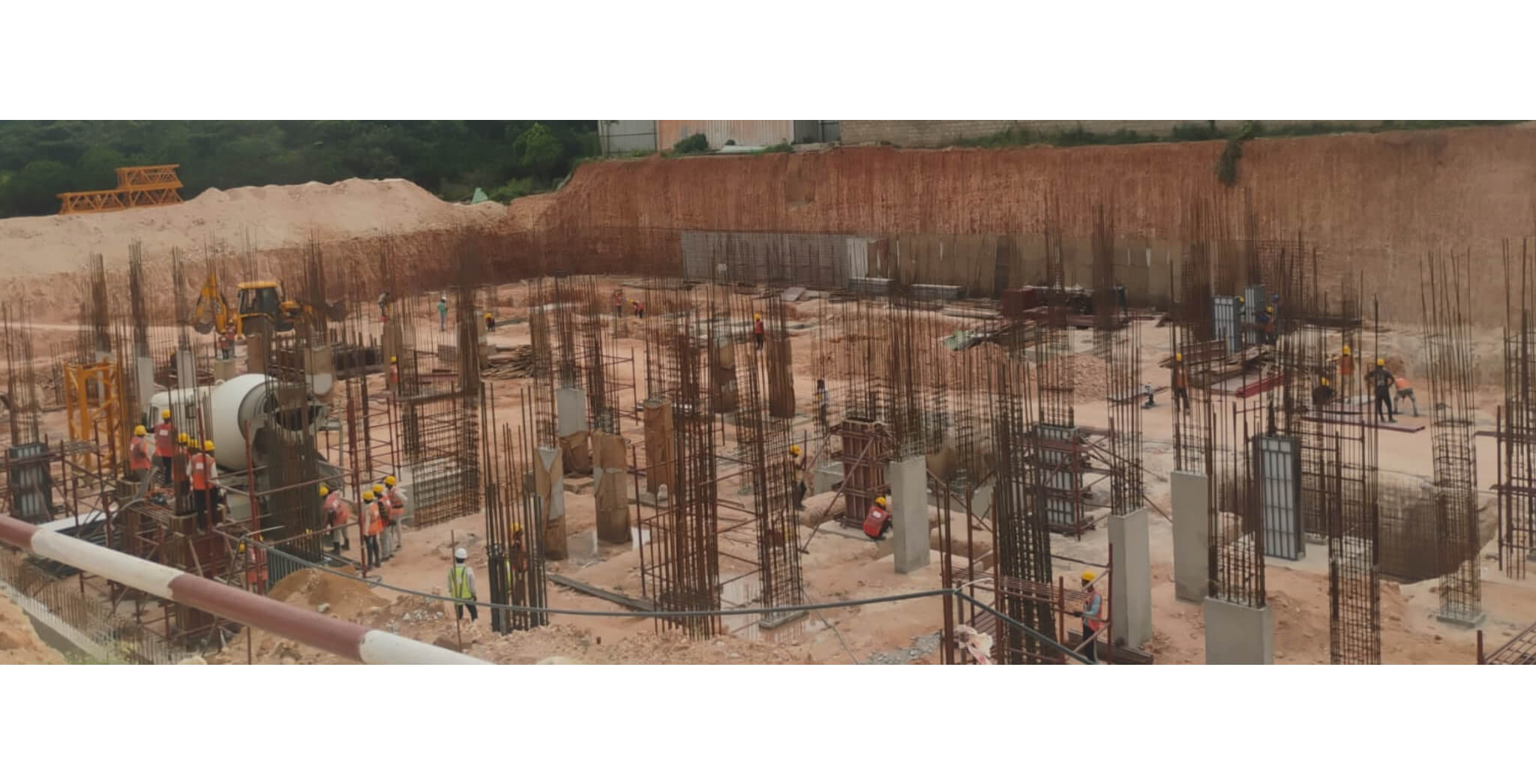 Jun 2026 - Retaining wall, Footings, Columns Works in Progress Jun 2026 - Retaining wall, Footings, Columns Works in Progress
