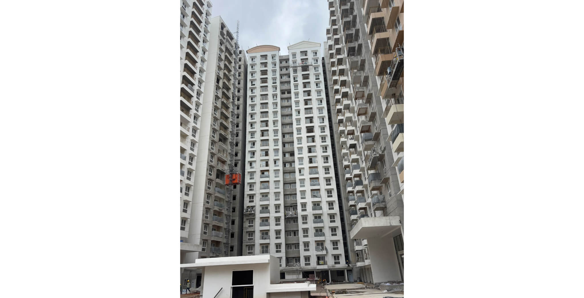 Wing B Above terrace | finishing work in progress - Status Images 1