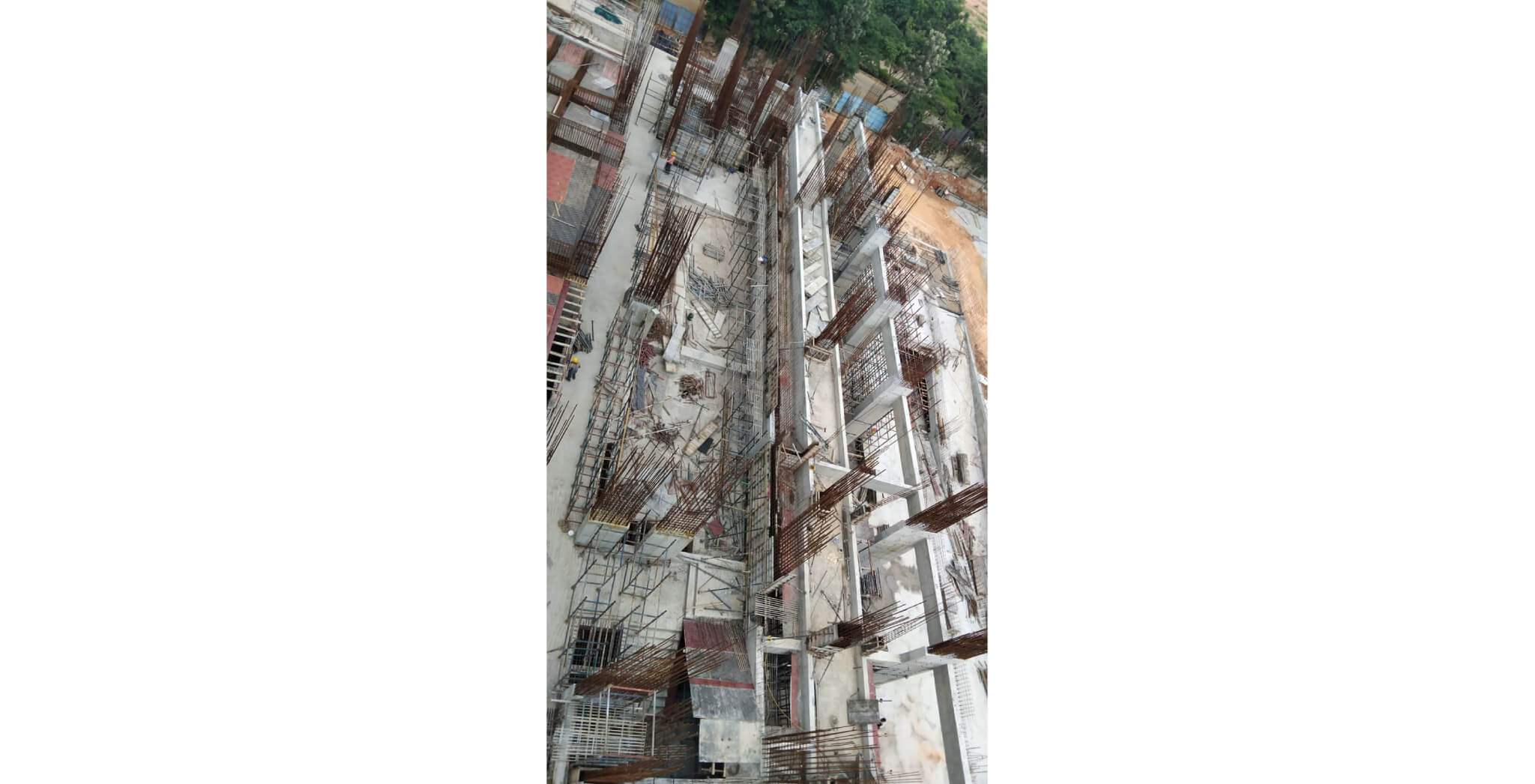  Tower B - 1st floor to 2nd floor column shuttering work in progress - Status Images 1