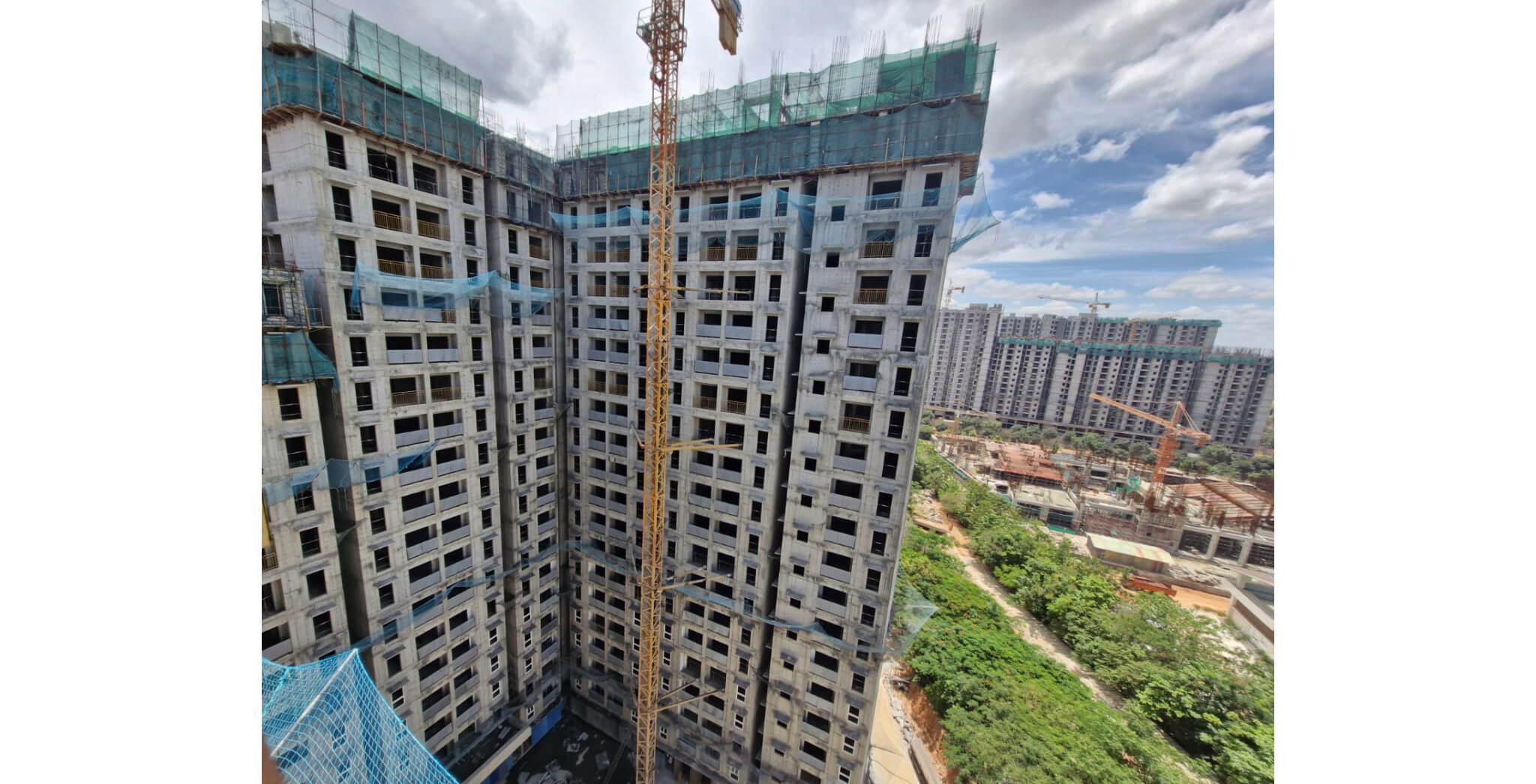  Wing A - 21st floor slab shuttering in progress - Status Images 3