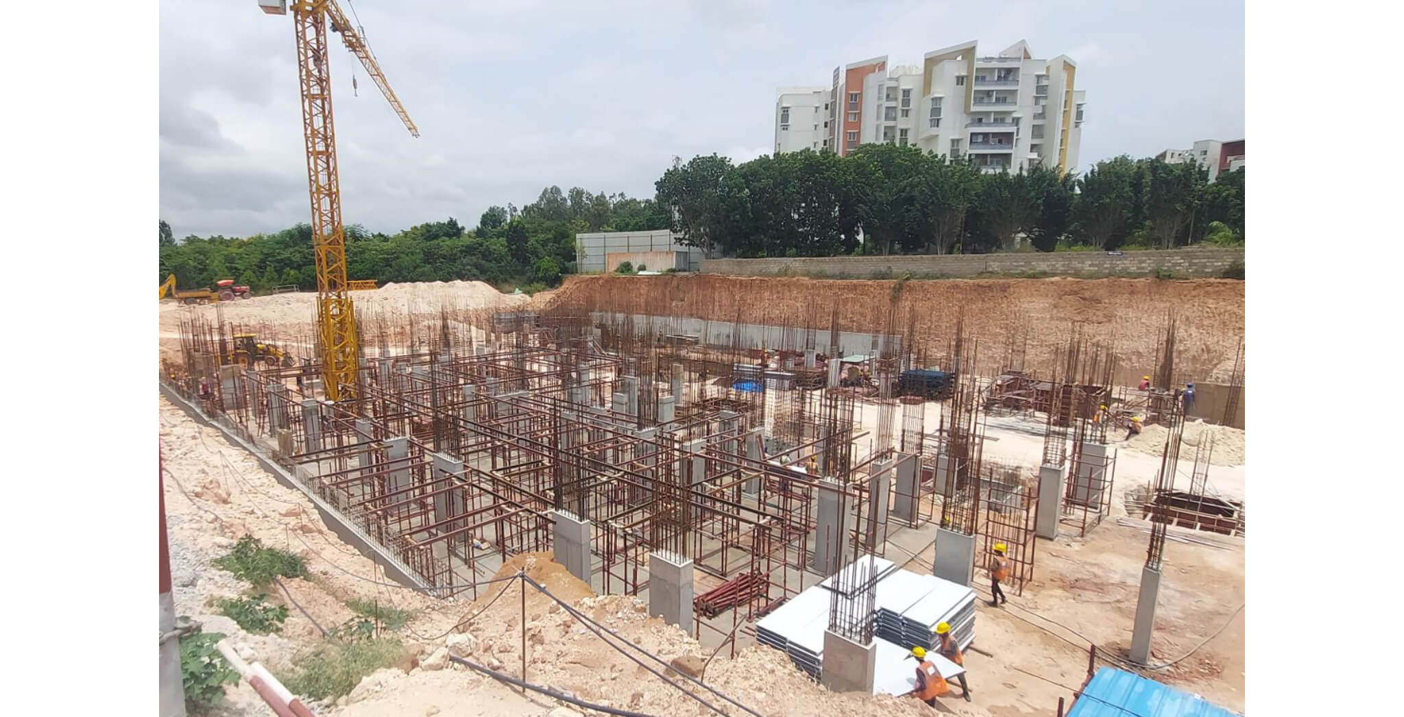 Jul 2026 - Upper Basement Slab | Shuttering work in progress Jul 2026 - Upper Basement Slab | Shuttering work in progress