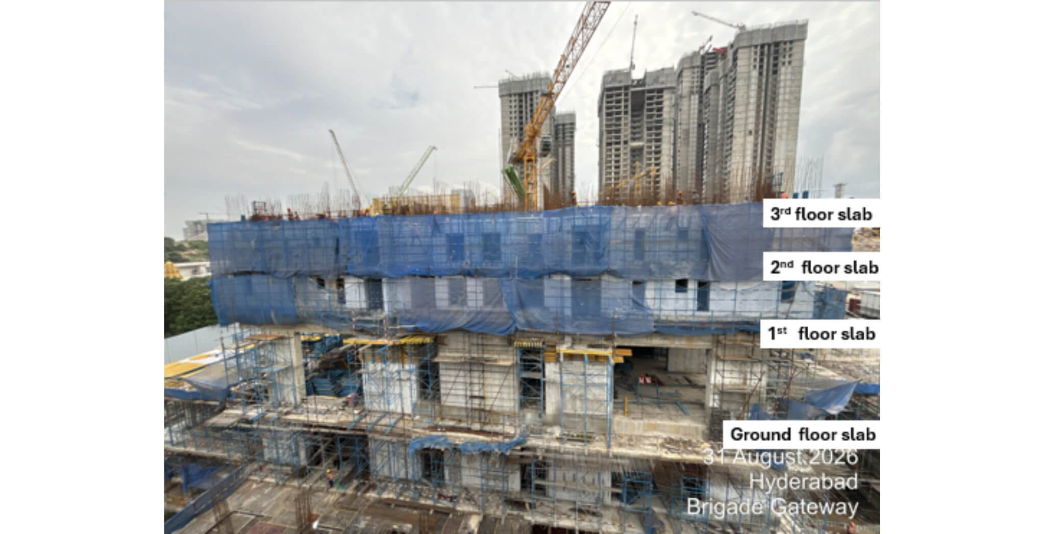 Tower B - Milestone Release - On completion of third floor slab - status as on 02nd - Sep 2026