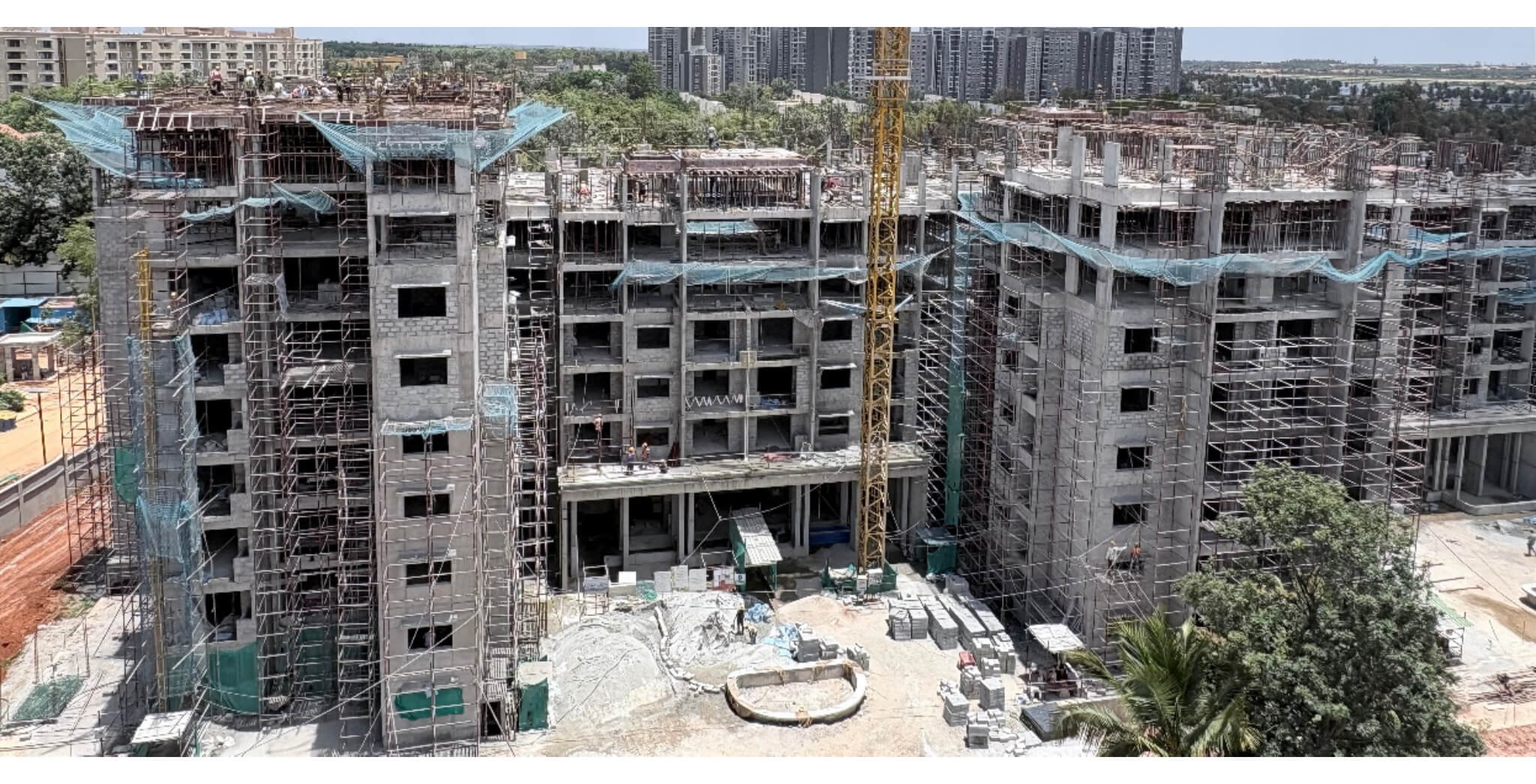 Aug 2026 - Brigade Orchards Ebony: Tower A - Terrace floor WIP Aug 2026 - Brigade Orchards Ebony: Tower A - Terrace floor WIP