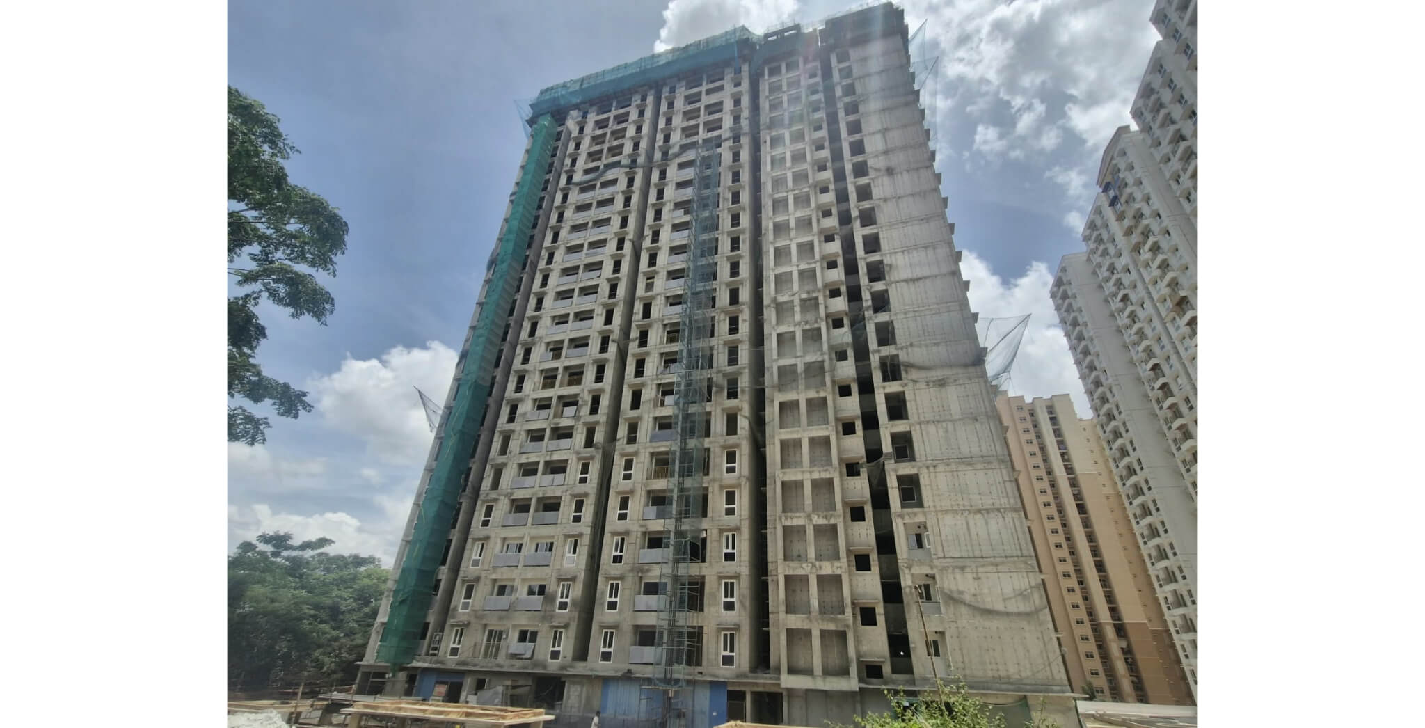  Wing A - Terrace slab shuttering in progress - Status Images 2