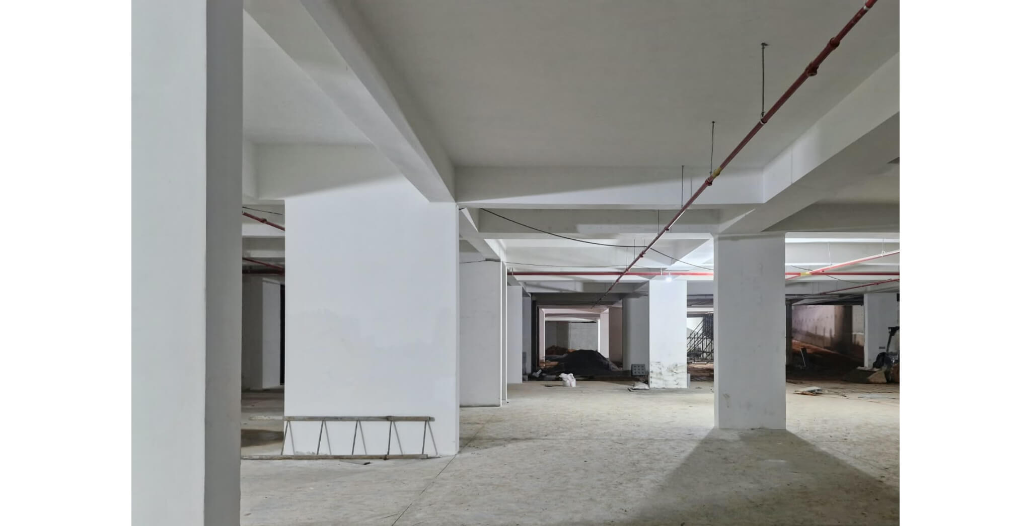  Lower basement flooring and painting work in progress - Status Images 9