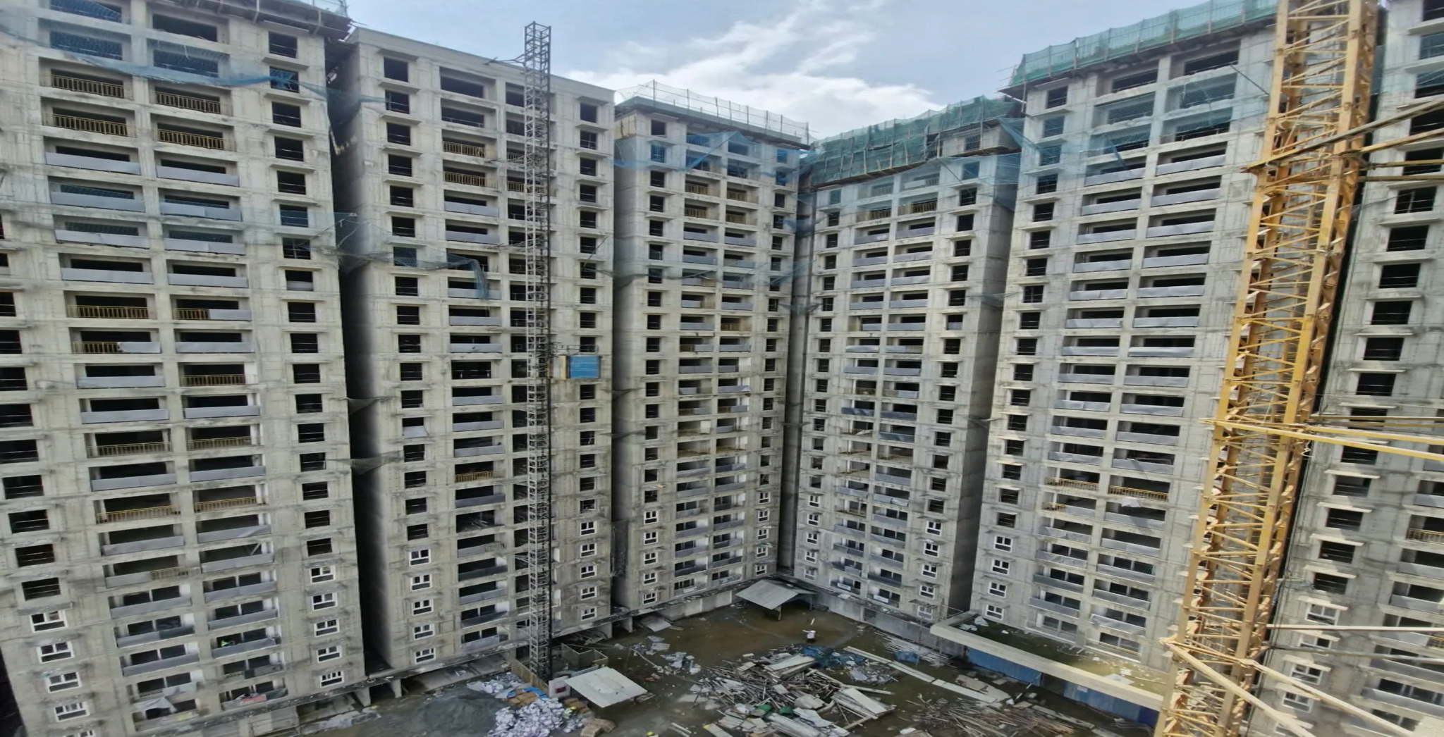  Wing B – Terrace slab shuttering  and above terrace works in progress - Status Images 13
