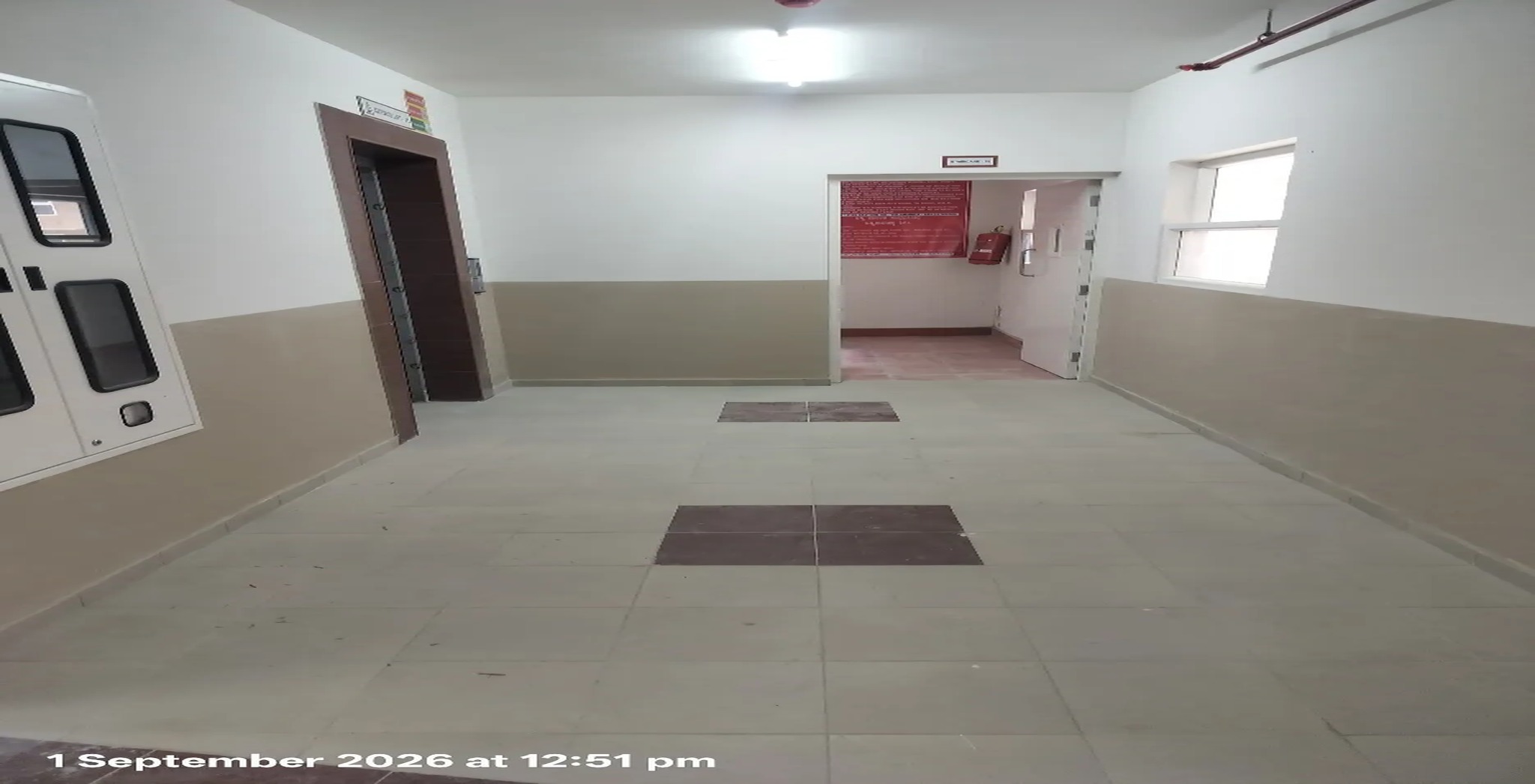  Corridor Tiling work completed - Status Images 3